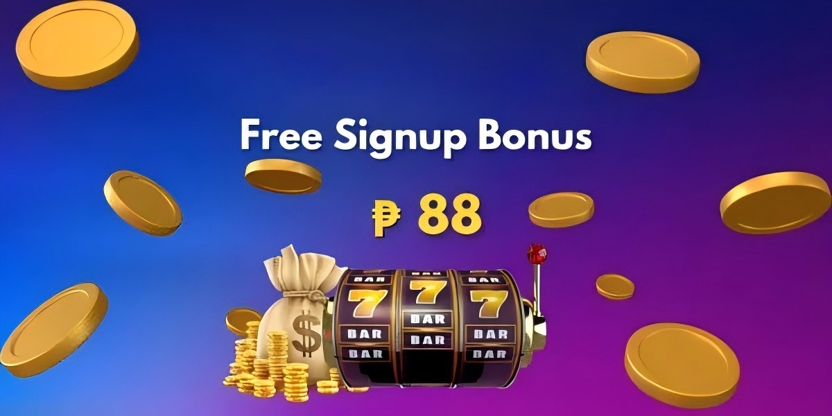 Nusta mobile casino welcome banner with slot reels and gold coins
